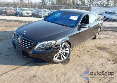 2016 Mercedes-Benz S 550 4Matic из США, поврежденный, VIN WDDUG8FB4GA253711